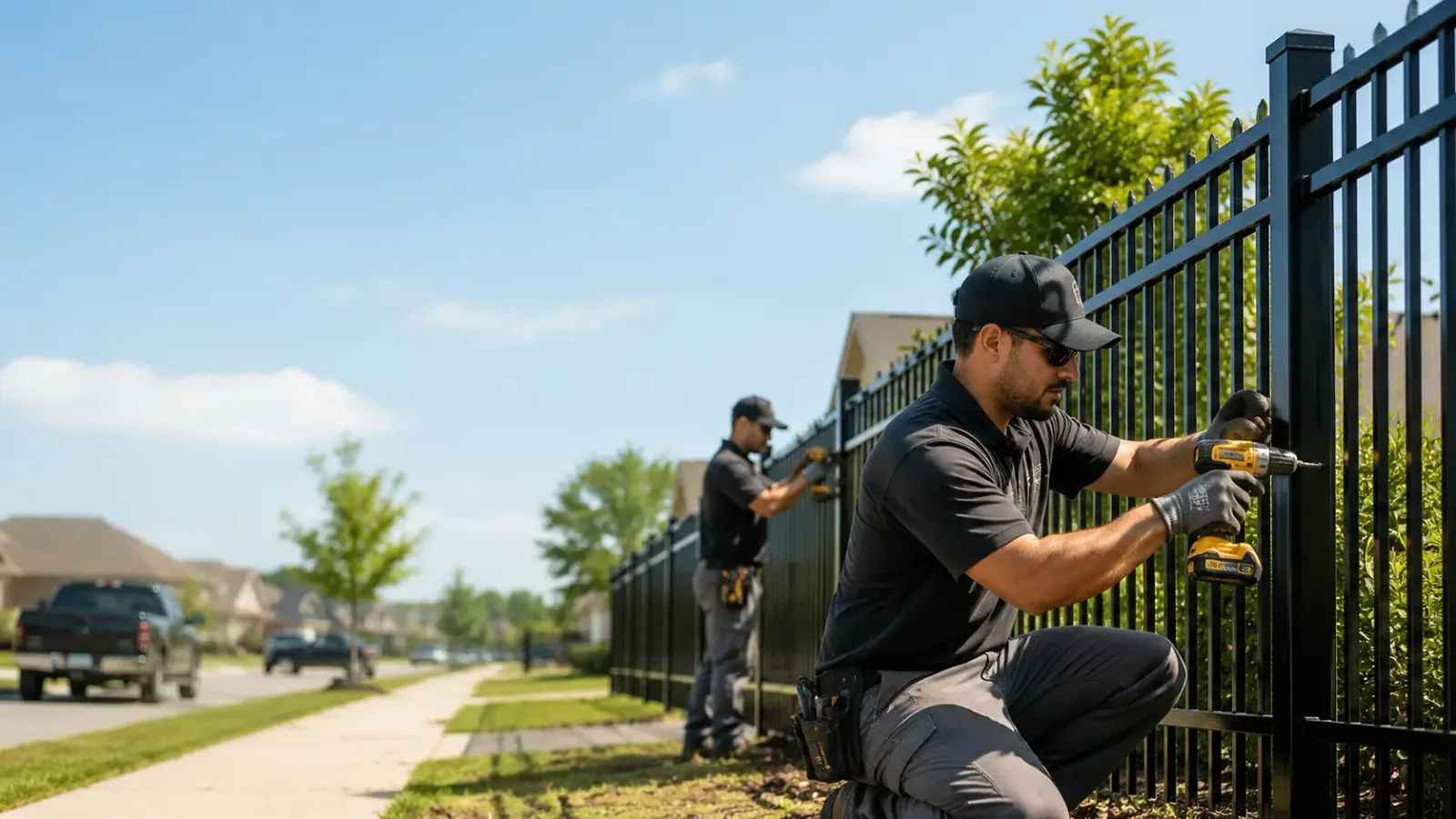 Metal Fence Installation in Darien, IL